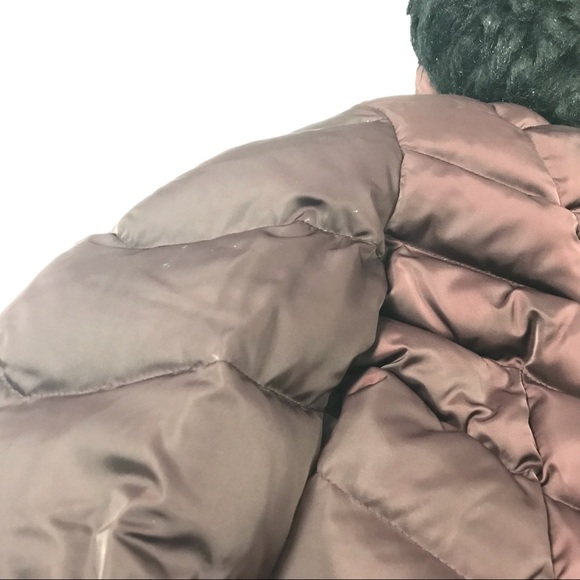 T Tahari Women’s Quilted Parka Jacket XL Burgundy - Picture 4 of 8